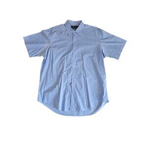 Polo Ralph Lauren Shirt Mens XL Blue White Plaid Pink Pony Short Sleeve